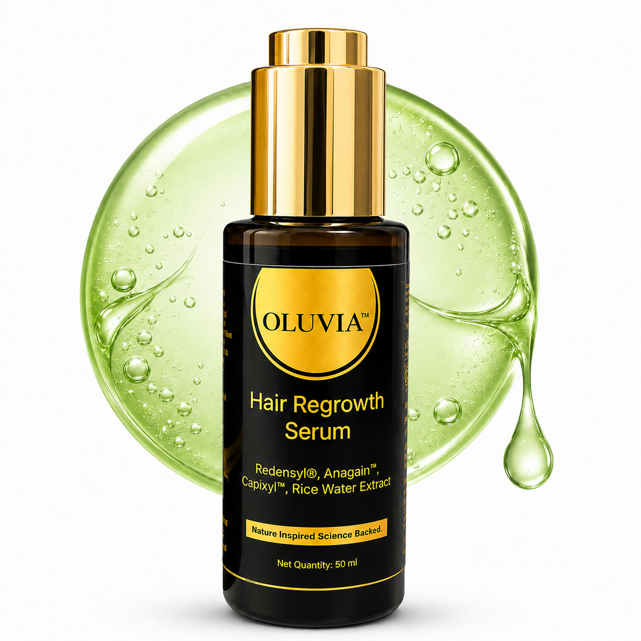 OLUVIA Hair Regrowth Serum with Redensyl & Capixyl, 50 ml