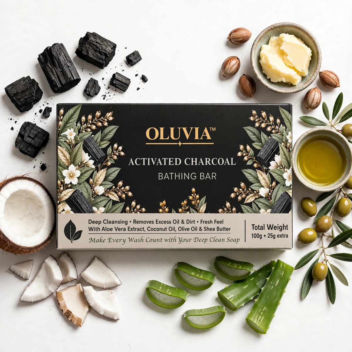 OLUVIA Navratri Special Care Pack | Onion Shampoo, Coffee Face Wash & Soaps