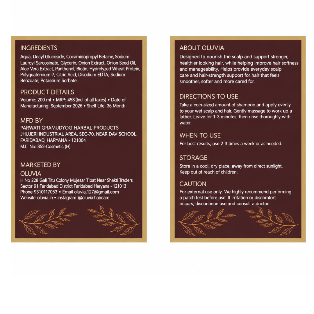 OLUVIA Navratri Special Care Pack | Onion Shampoo, Coffee Face Wash & Soaps