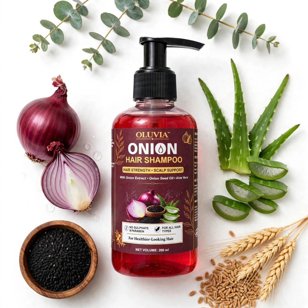 OLUVIA Navratri Special Care Pack | Onion Shampoo, Coffee Face Wash & Soaps